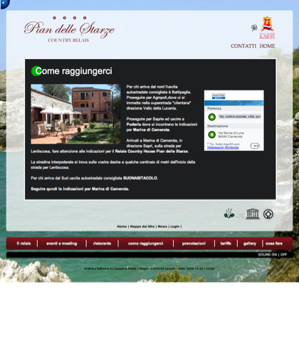 Come Raggiungerci - Hotel Relais Pian Delle Starze - Intro