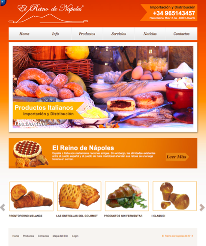 El Reino De Napoles - El Reino De Napoles - Importaci�n Y Distribuci�n, Productos Italiano...