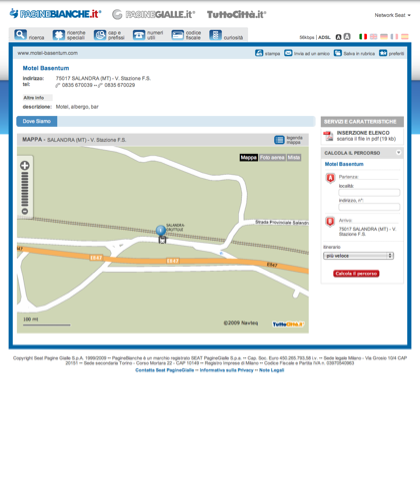 Motel Basentum - Salandra (mt) | Paginebianche.it
