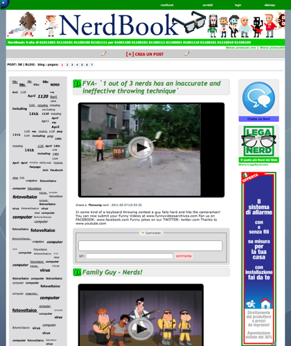 Nerdbook - Nerdbook - Nerdbook Il Sito Degli Amici Dei Nerd, Degli Amici Dei Geek, Goliard...